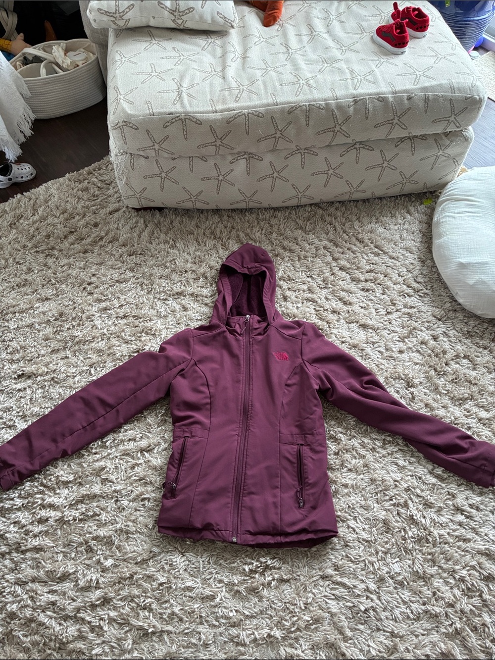 The North Face Women’s Hooded Softshell Jacket - Plum